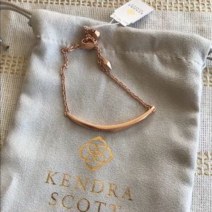 NWT Kendra Scott Angela Bracelet in rose gold
